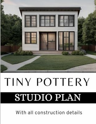 Modern Tiny Pottery Studio Plan: With all construction details