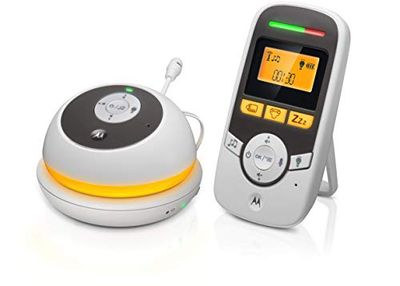 Motorola Nursery MBP169 - Draagbare babyfoon Audio met 1.5 Inch Display en Baby Care Timer - Wit