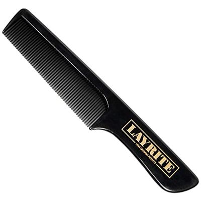 Layrite Pocket Hair Comb | Fine Tooth | Glide Smoothly | Pumice Polished