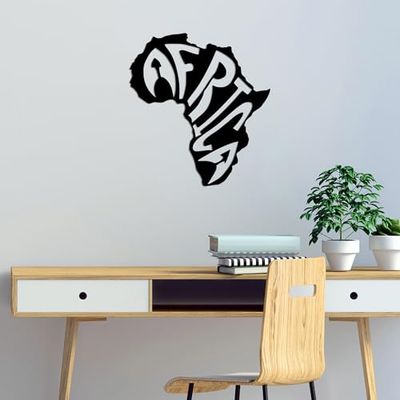 Stylish Black Decorative Metal Wall Accessory, 64 x 70 cm, 100% Metal, 1.5 mm Thick, Easy Wall Mounting, Perfect for Modern Home Decor