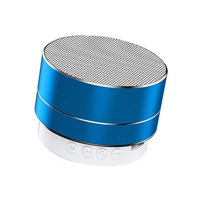 Draagbare bluetooth-luidspreker, mini-bluetooth-luidspreker, draadloos, bluetooth-luidspreker met TWS, rijk basstereogeluid voor thuis, buiten, blauw