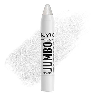 NYX Professional Makeup Matita Viso Illuminante Multi-Uso, Texture Cremosa, Con Olio di Jojoba e Finish Brillante, Jumbo Highlighter Stick, Tonalità: Vanilla Ice Cream