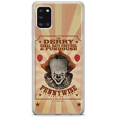 ERT GROUP mobiel telefoonhoesje voor Samsung A31 origineel en officieel erkend Horror patroon It 023 optimaal aangepast aan de vorm van de mobiele telefoon, hoesje is gemaakt van TPU