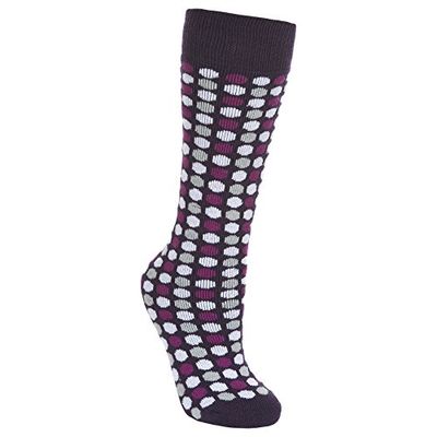 Trespass Marci, Calze da Sci Donna, Viola a Pois, 3/9