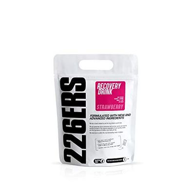 226ERS Recovery Drink | Protéine Whey pour la Récupération Musculaire, Avec Créatine, Glucides, TCM et L-Arginie, Pour la Musculation, Fraise - 500 gr