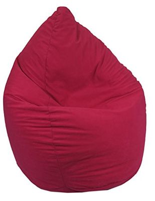 Heunec- Pouf, Meubles, Fauteuil, Uni, 671157, Rouge, 220 l