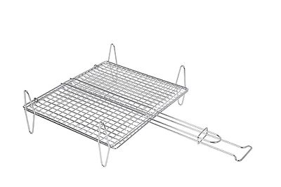 SAUVIC FISH GRILL RACK 30 X 35 CM, Staal, 35x59x17,5 cm