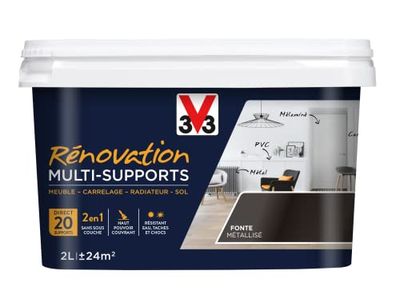 V33 Peinture rénovation multi-supports, Fonte 2L