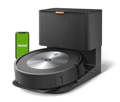 iRobot® Roomba® j7+-robotstofzuiger met wifi-verbinding met automatische vuilafvoer - Dubbele rubberen borstels voor alle vloertypen - Ideaal voor huisdieren