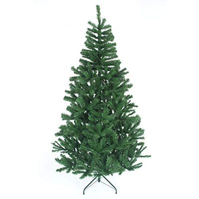 Shatchi - Árbol de Navidad Artificial con Soporte de Metal, 1,2 m, 1,2 m, Color Verde