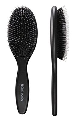 Gentle Detangling Brush Boar and Nylon Bristles - Normal and Thick Hair by Bjorn Axen for Unisex - 1 Pc Brush