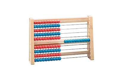 WISSNER® aktiv lernen - 100s Abacus rojo/azul - RE-Wood®