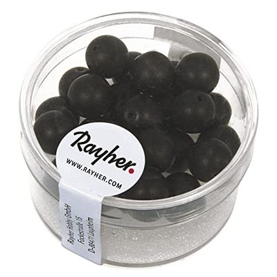 Rayher 14448576 Renaissance glaswasparels, mat, 8 mm, blik 25 stuks