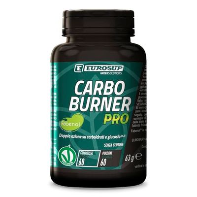 EUROSUP CARBO BURNER PRO - Integratore per la riduzione del peso corporeo - Riduce l'assorbimento dei carboidrati
