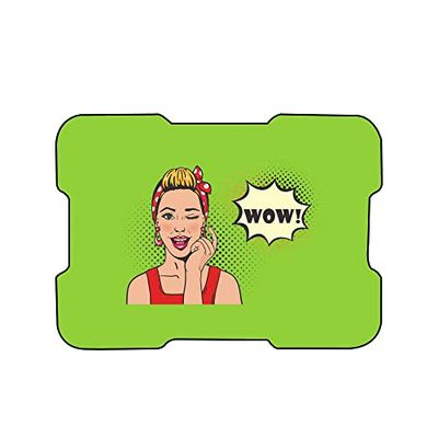 Bonamaison, Digital Printed Mouse Pad, Non-Slip Base, for Office and Home, Size: 22 x 18 cm