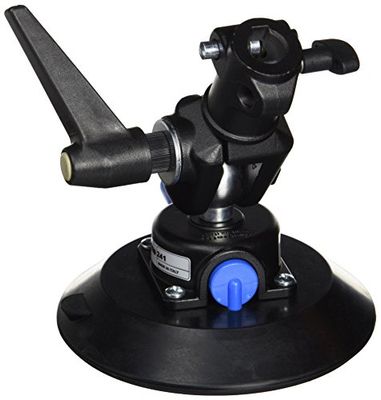 Manfrotto 241 Ventosa con Attacco Snodato, 16 mm, Nero