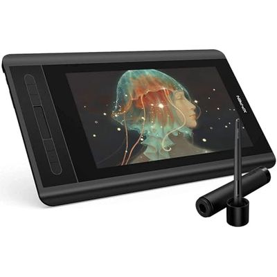 XP-PEN Artist 12 Grafische Tablet met 11,6 inch HD-Schermmonitor met Passieve Pen 8192 Drukniveaus Multifunctionele Pennenhouder Tablethandschoen