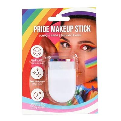 Genderfluid Flag Facepaint Stick - Pack of 1 - Pink, White, Purple, Black & Blue Coloured Make Up Stick - LGBTQ+ Pride Face Paint Makeup Pride Month Pride Events