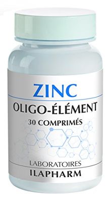 Laboratoires Ilapharm - ZINC - Oligo-élément essentiel - Flacon de 30 comprimés