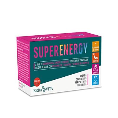 Erba Vita Integratore Alimentare Super Energy - 10 Flaconi x 12 ml