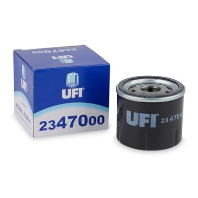 UFI Filtro de óleo 23.470.00, filtro de óleo de substituição, adequado para carros, adequado para modelos Dacia, Nissan, Proton e Renault