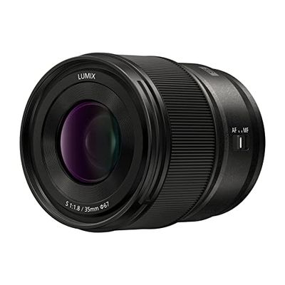 Panasonic LUMIX S Series Objectif d'appareil Photo, 35 mm F1.8 Objectif Interchangeable à Monture L pour appareils Photo numériques sans Miroir Plein Cadre, S-S35