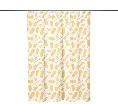 Bonamaison Digitally Printed Shower Curtain, 1 Piece 150x200 Cm - Designed And Manufactured in Turkey