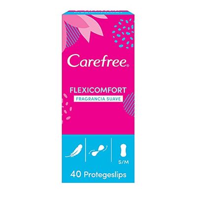 CAREFREE protege slips flexiconfort cotton fresh caja 40 uds