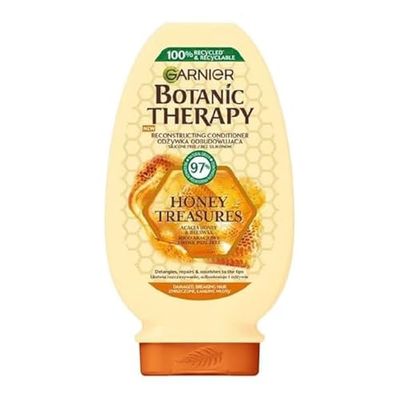 Garnier Botanic Therapy Miele & Propoli - Balsamo per capelli molto danneggiati con doppie punte, rigenera e nutre intensamente, 200 ml