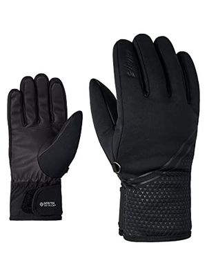 Ziener Gloves Kanta - Guanti da Sci da Donna, Donna, 801156, Nero, 7.5