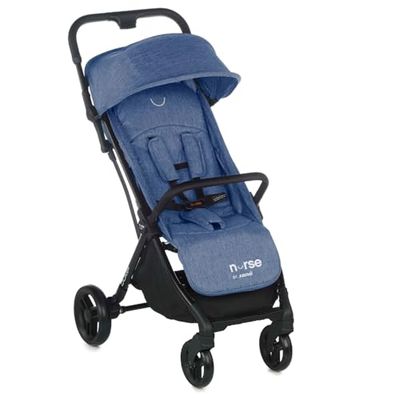 Nurse by Jané Jump, kinderwagen tot 22 kg, automatisch vouwen, vering, hoge rugleuning, Blauw