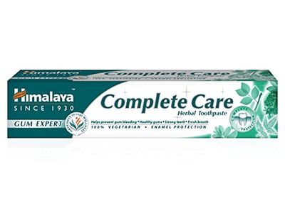 Himalaya Herbals Complete Care Herbal Gum Expert Toothpaste with miswak, neem, pomogrenate| Prevents Cavity and Tooth Decay| Removes Plague| Free from parabens 100% vegetarian - 75 ml