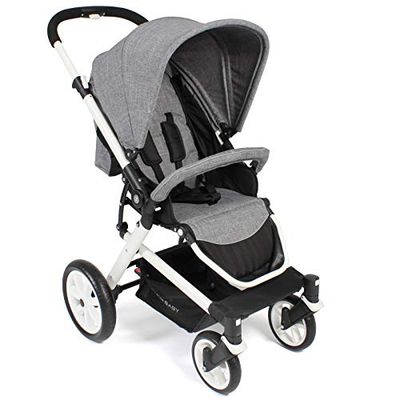CHIC 4 BABY 157 32 Boomer, buggy, kindersportwagen, gemêleerd grijs