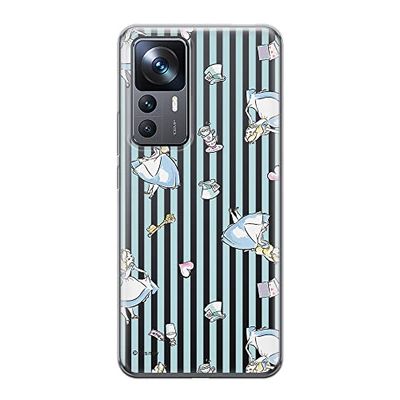 ERT GROUP mobiltelefonfodral för Xiaomi 12T/12T pro/K50 Ultra originalt och officiellt licensierat Disney mönster Alice 001 anpassad till formen på mobiltelefonen, fodral tillverkad av TPU-plast
