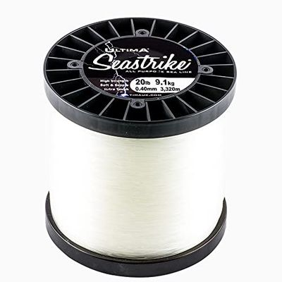 ULTIMA Bobina Fuerte de 500 g Línea de Pesca, Unisex, Cristal, 0.40mm-20.0lb/9.1kg