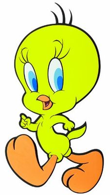 Joytoy Tweety 041061 - wanddecoratie van kunststof, groot 47 x 34 cm
