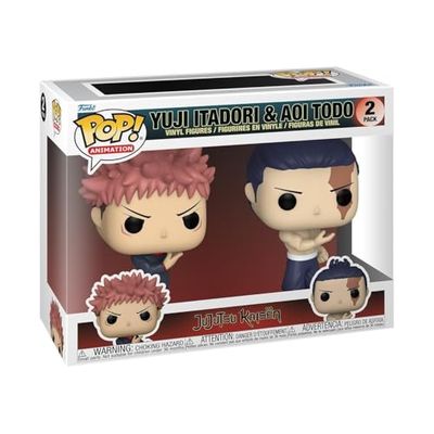 Funko POP! Animation: JJK - 2 Pack Yuji Itadori & Todo - Jujutsu Kaisen - Verzamelbare Vinyl Figuur - Cadeau Idee - Officiële Merchandise -Anime Fans