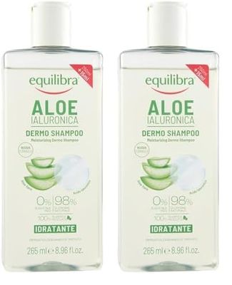 Equilibra Aloe Shampoo Idratante, 250 Ml (Confezione da 2)