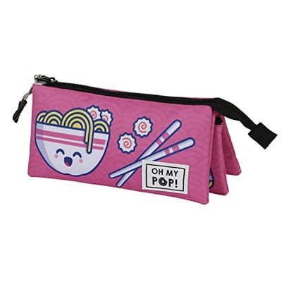 Oh My Pop! Yaki-2.0 FAN Triple Pencil Case, Pink