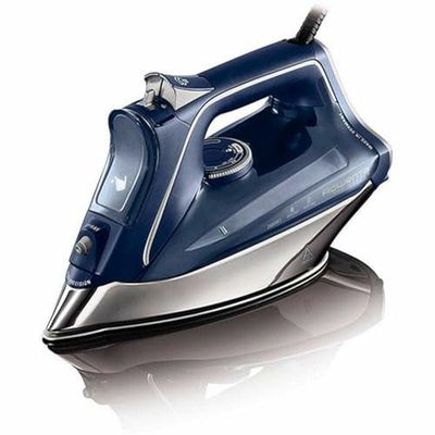 Rowenta Pro Master DW8215 stoomstrijkijzer, 2800 W, stoomstoot van 200 g/min, continue stoomstoot van 40 g/min, microsteam 400 HD profielzool, eco-modus en geïntegreerd antikalksysteem, blauw