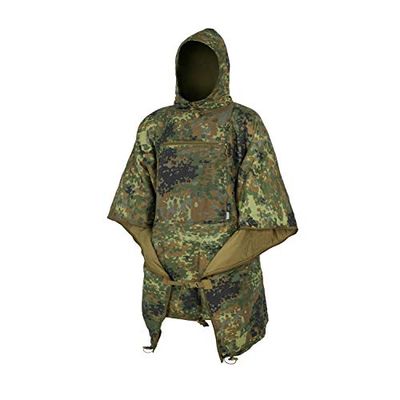 Helikon Swagman Roll Poncho Climashield Apex 67g Flecktarn