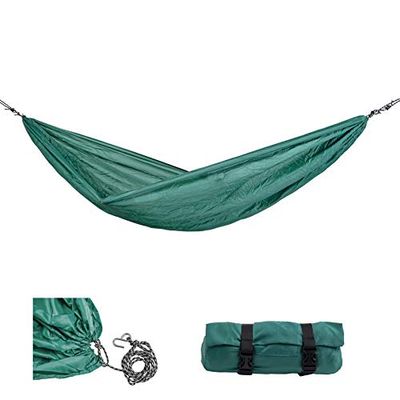 AMAZONAS Ultra-Light hängmatta set reseset djungel stor lätt hängmatta inklusive rep och krok 450 g 275 x 140 cm förpackningsstorlek 21,5 x 7,5 cm till 120 kg