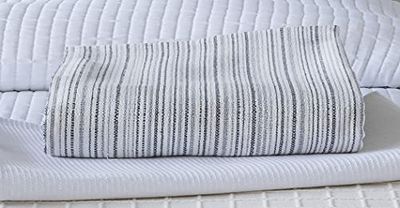 VIALMAN Foulard Toscane 5 | Canapé Plaid | Couette Multi-usages | Taille 230x260cm | Couette Grise