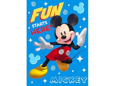 arlis Plaid in pile Mickey Disney 100 x 140 cm (Plaid Mickey Disney)