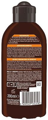 Garnier Ambre Solaire bruiningolie, bruiningsmiddel met kokosolie, bruiningsversneller, zonneolie in goud, 200 ml