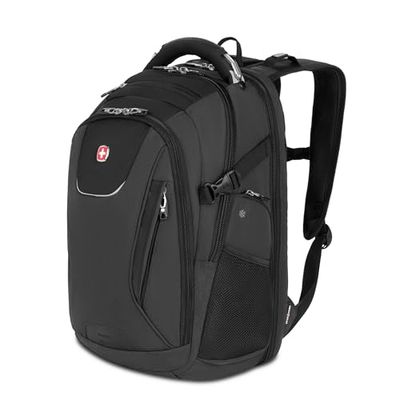 SwissGear Laptoplaptop laptop-ryggsäck för män, Gråmelange, L