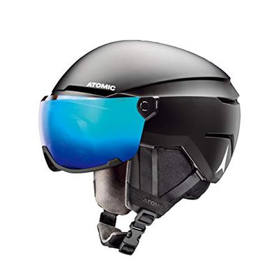 ATOMIC Savor Visor Stereo, Ski Helmet Unisex-Adult, Black, 59/63 cm