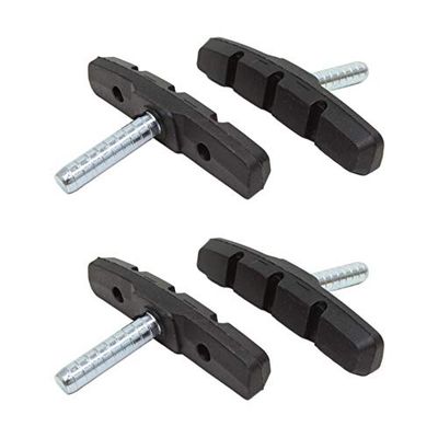 cyclingcolors 4X Cantilever Pattini Freno 60 mm Pastiglie Freni Ricambio Compatibile con Shimano Tektro Avid Sram Cerchioni Alluminio