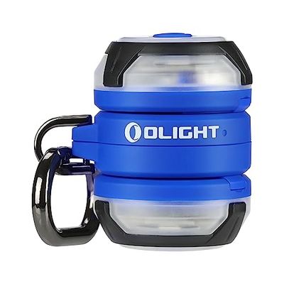 OLIGHT GOBER kit, Sorgenti luminose AirTag 4, due Modalità di Illuminazione a LED, Ricaricabile Tramite USB-C, Fornisce luce ultra Brillante per Corridori, Dog sitter e Appassionati di outdoor(Blu)