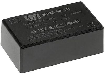 Mean Well MPM-45-15 AC/DC-printvoeding 15 V/DC 45 W